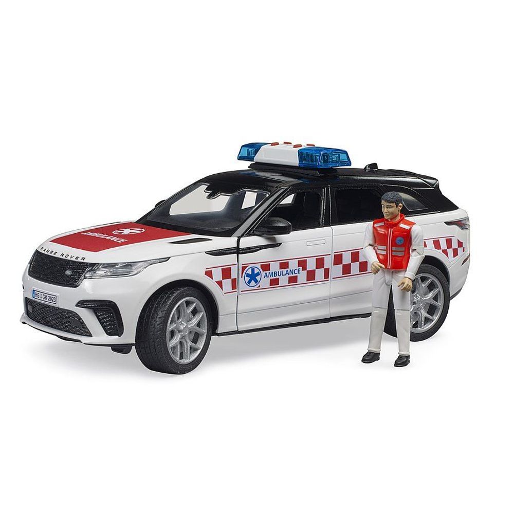 Bruder 2885 Auto hitne pomoći Range Rover Velar sa vozačem slika 2
