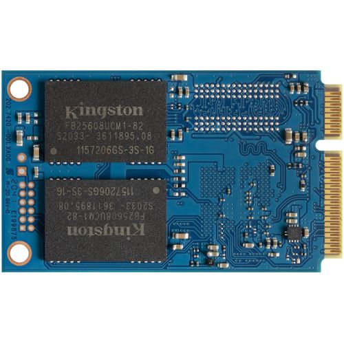 Kingston SKC600MS/256G mSATA 256GB SSD, KC600, SATA III, 3D TLC NAND, Read up to 550MB/s, Write up to 500MB/s, XTS-AES 256-bit encryption, TCG Opal 2.0, eDrive slika 2