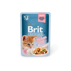 Brit PC Delicate Fileti u sosu sa piletinom, Kitten 24 x 85 g