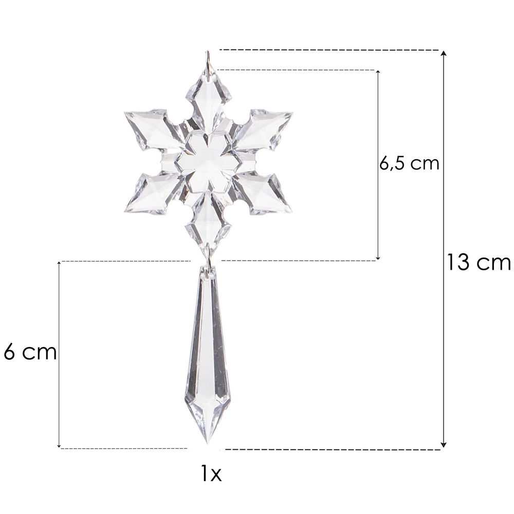 CA0077 UKRASI ZA BOŽIĆNO DRVCE 6,5 CM slika 1