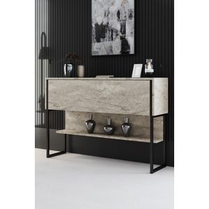 Luxe - Crni Komoda od Travertina