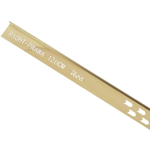 Letva za tuš kabinu 120cm Brush Gold slika 5