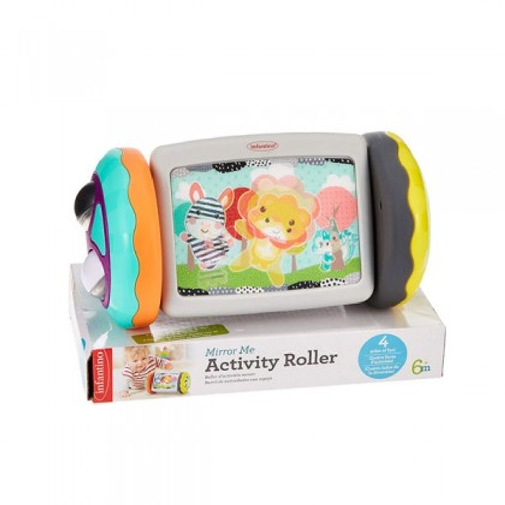 Infantino 315069 Baby Igračka Mirror Me Activity Roller - Valjak sa Ogledalom slika 3
