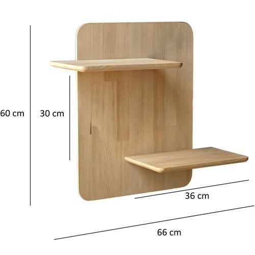 Matilda - Oak Oak Wall Shelf slika 6