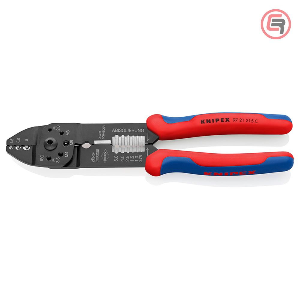Knipex Kliješta Za Kabl Stopice Neizolirane 0,5 - 6,0 mm2 – 97 21 215 C slika 1