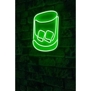 Wallity Ukrasna plastična LED rasvjeta, Whiskey Old Fashioned - Green