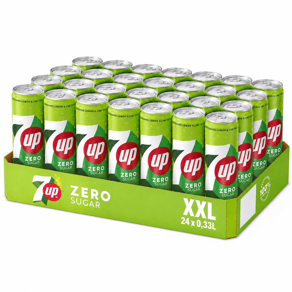 7UP Zero, 24 x 0,33 l XXL slika 1