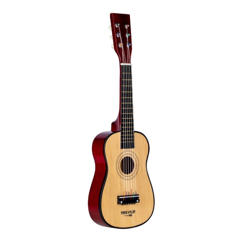 Free2Play Dječija drvena gitara slika 3