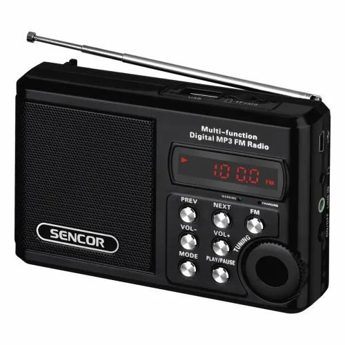 Radio SENCOR SRD 215 B USB/MP3 crni slika 1