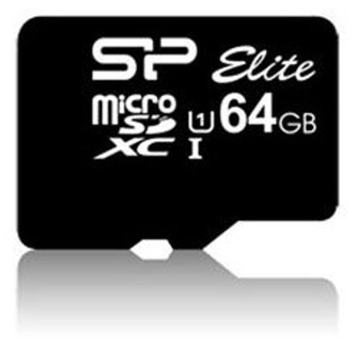 Silicon Power SP064GBSTXBU1V10SP MicroSD 64GB, Elite, SDXC, UHS-I U1 Class 10, Read up to 100MB/s, Full HD, w/SD Adapter slika 2