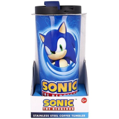 Sonic the Hedgehog putna šalica za kavu od nehrđajućeg čelika 425ml slika 4