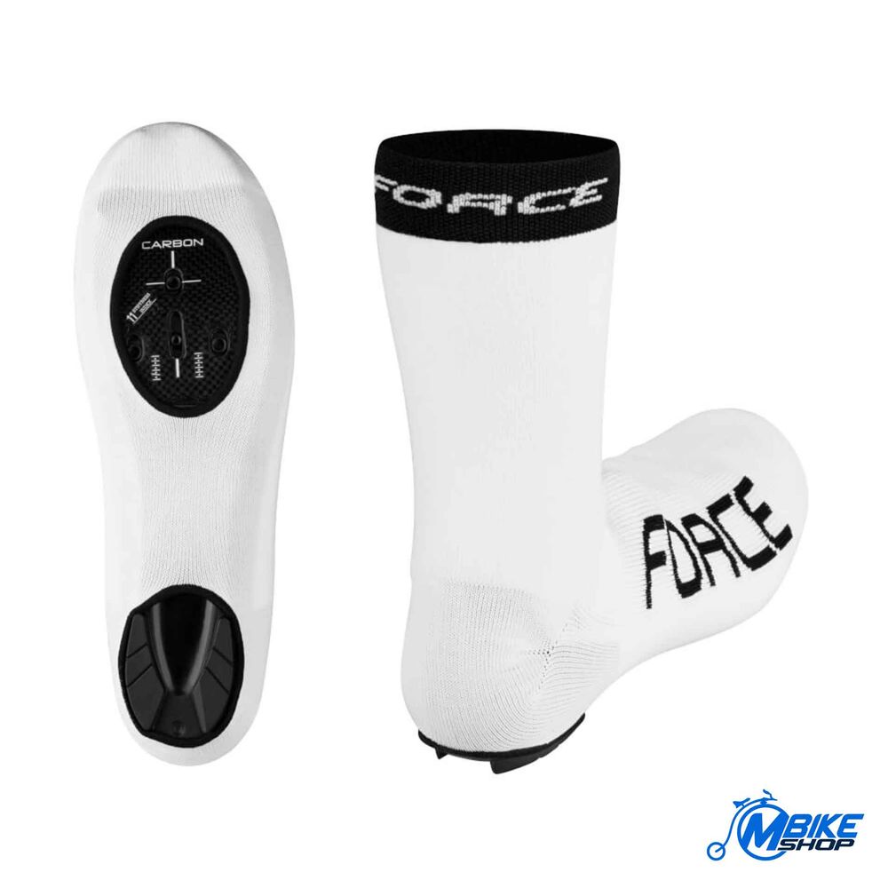Force Navlake za biciklističku obuću 2 White L-XL slika 1