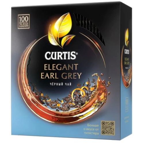 CURTIS Tea Elegant Earl Grey - Crni čaj sa aromom bergamota i korom citrusa - 100 kesica 111015 slika 2