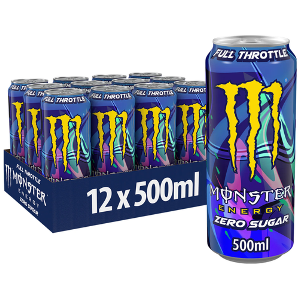 Monster Full Throtle Zero 0,5l  12/1 limenka XXL slika 1