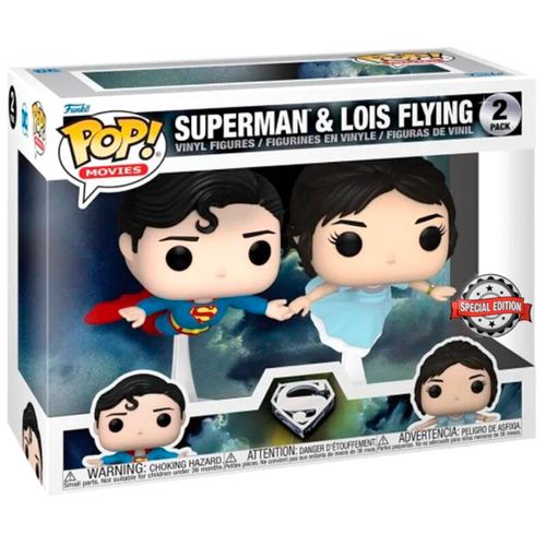 POP figurice DC Comics Superman i Lois Flying Exclusive - Paket od 2 slika 1