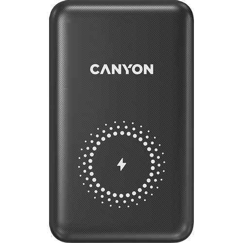 CANYON PB-1001 18W PD+QC 3.0+10W Magnet wireless charger powerbank 10000mAh Li-poly battery, Lightning Input:DC5V/2A, 9V/2A Type c PD Input: DC5V/3A, 9V/2A, Type C PD output:5V/3A,9V/2.2A,12V/1.5A QC 3.0 Output: DC5V/3A, 9V/2A, 12V/1.5A, Wireless slika 1