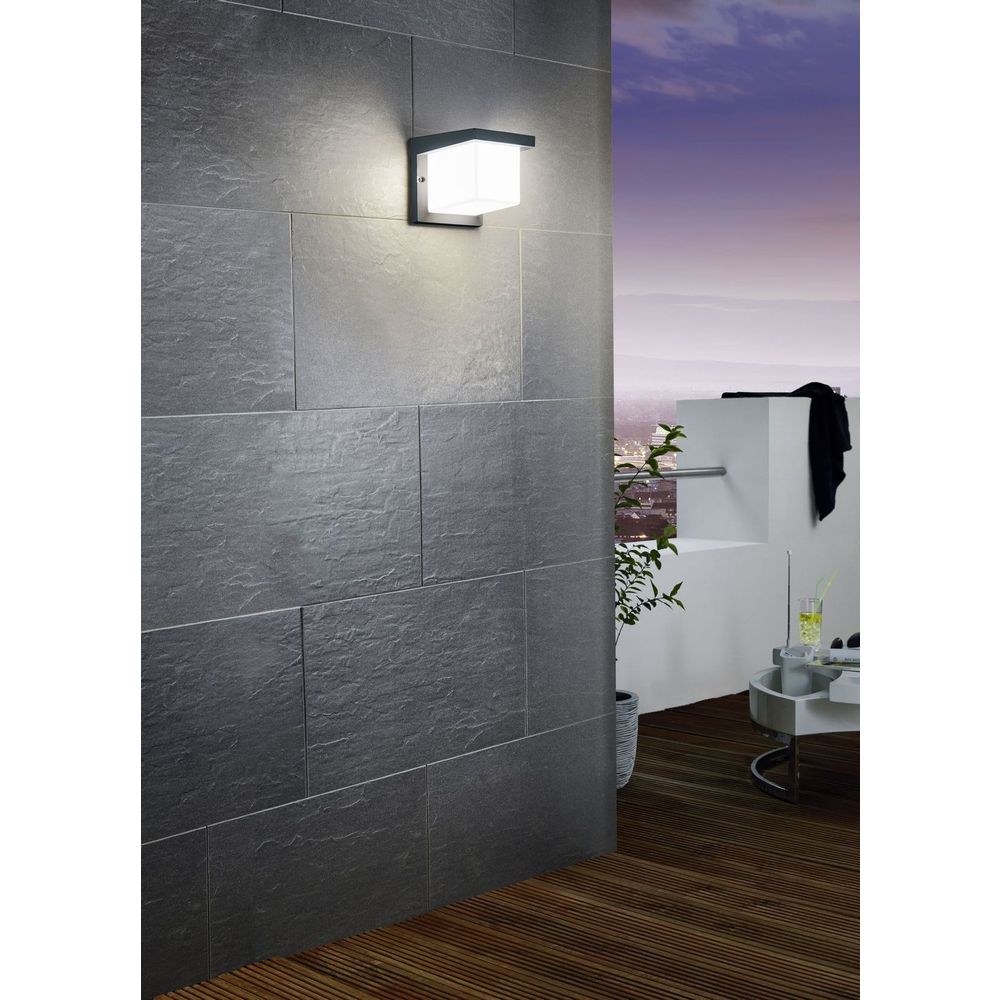 Eglo Desella 1 Vanjska Zidna Lampa - LED, 10W, 3000K, Lijevani Aluminij/Antracit slika 2