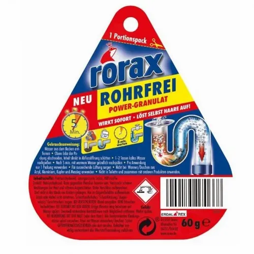 RORAX Power Granulat granule za čišćenje odvoda 60 gr slika 1