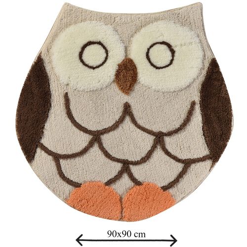 Colourful Cotton Akrilna kupaonska prostirka Owl Shape (90) slika 3