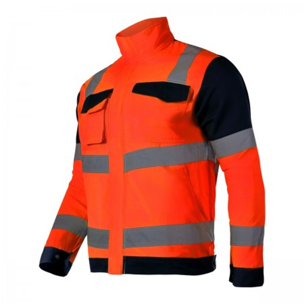 JAKNA PREMIUM VISOKO VIDLJIVA NARANČA "3XL"  L4091106 slika 1