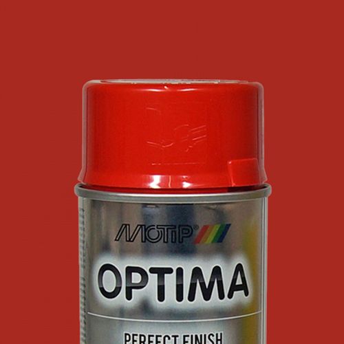 MOTIP Optima Akrilna boja u spreju RAL3000 crvena 400 mL slika 1