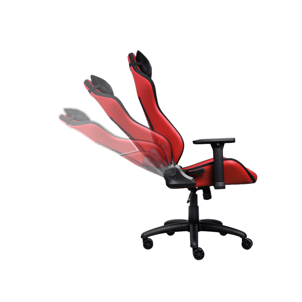 Trust GXT 714R gaming stolica RUYA, crvena, udobna, podesiv ergonomska, eko materijal slika 2