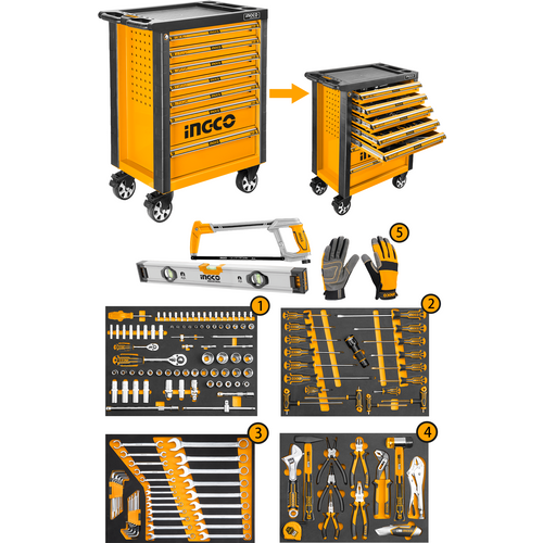 INGCO 162-delna kutija sa alatom HTCS271621 slika 1