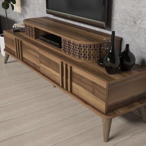 Eylul - Walnut Walnut TV Unit slika 4