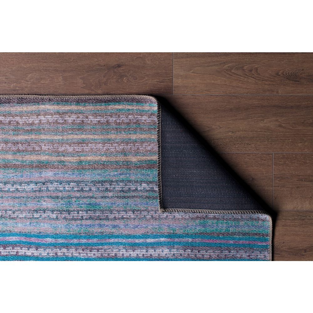 Šareni Hodnički Tepih Funk Chenille - Plavi AL 120 (75 x 150 cm) slika 3