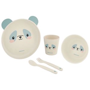 Kikka Boo set za jelo od bambusa Panda blue 