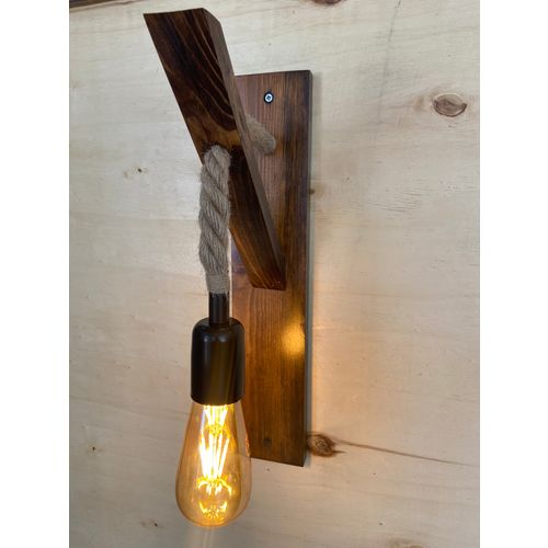 Ahşap Aplik 18 Walnut Wall Lamp slika 2