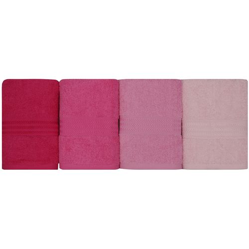 Colourful Cotton Set ručnika PINKY, 50*90 cm, 4 komada, Rainbow - Pink slika 3