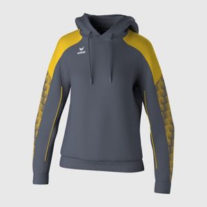 Ženski Hoodie Erima Evo Star u Sivoj i Žutoj Boji