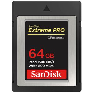 SanDisk CFexpress 64GB Extreme Pro 1500MB/s R,800MB/s Type B