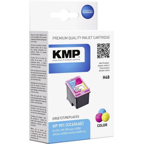 KMP tinta zamijenjen HP 901 kompatibilan  cijan, purpurno crven, žut H48 1711,4560 slika 1