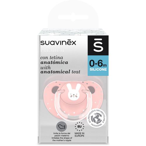 Suavinex Varalica Evolution Ana. S 0/6M Roze slika 2