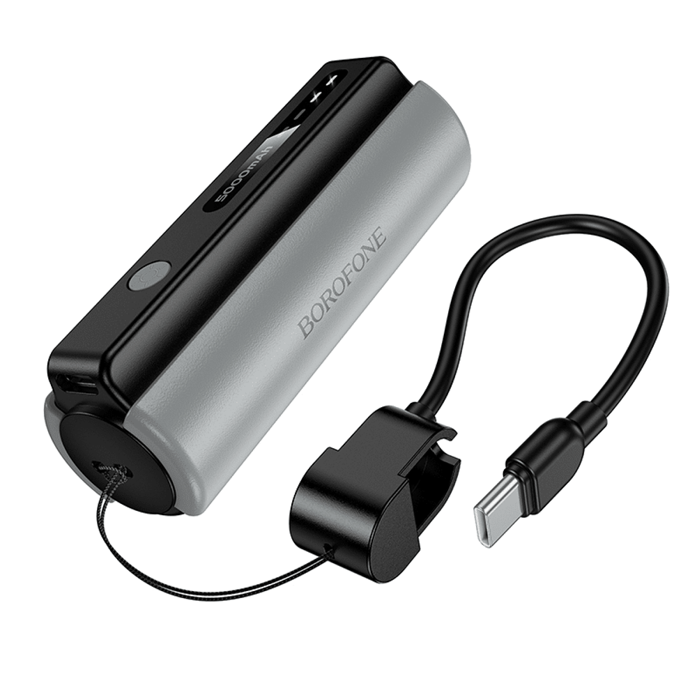 Power Bank 5000mAh Borofone Star sa Type C kabelom i svjetiljkom slika 5