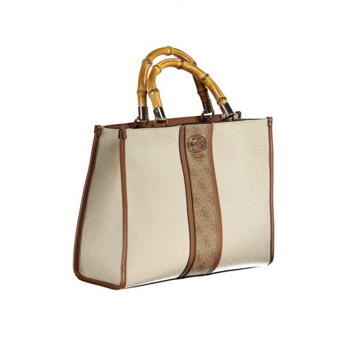 GUESS JEANS BEIGE WOMEN'S BAG slika 3