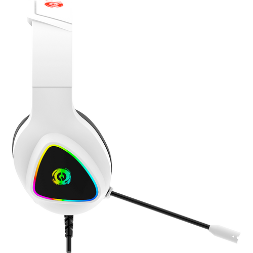 CANYON Shadder GH-6, RGB gaming headset with Microphone, Microphone frequency response: 20HZ~20KHZ, ABS+ PU leather, USB*1*3.5MM jack plug, 2.0M PVC cable, weight: 300g, White slika 6