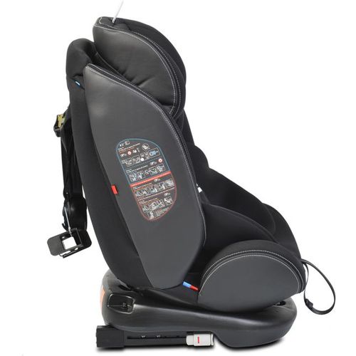 Cangaroo Rotirajuća Auto-sjedalica Pilot 0-36kg Isofix, Black slika 7