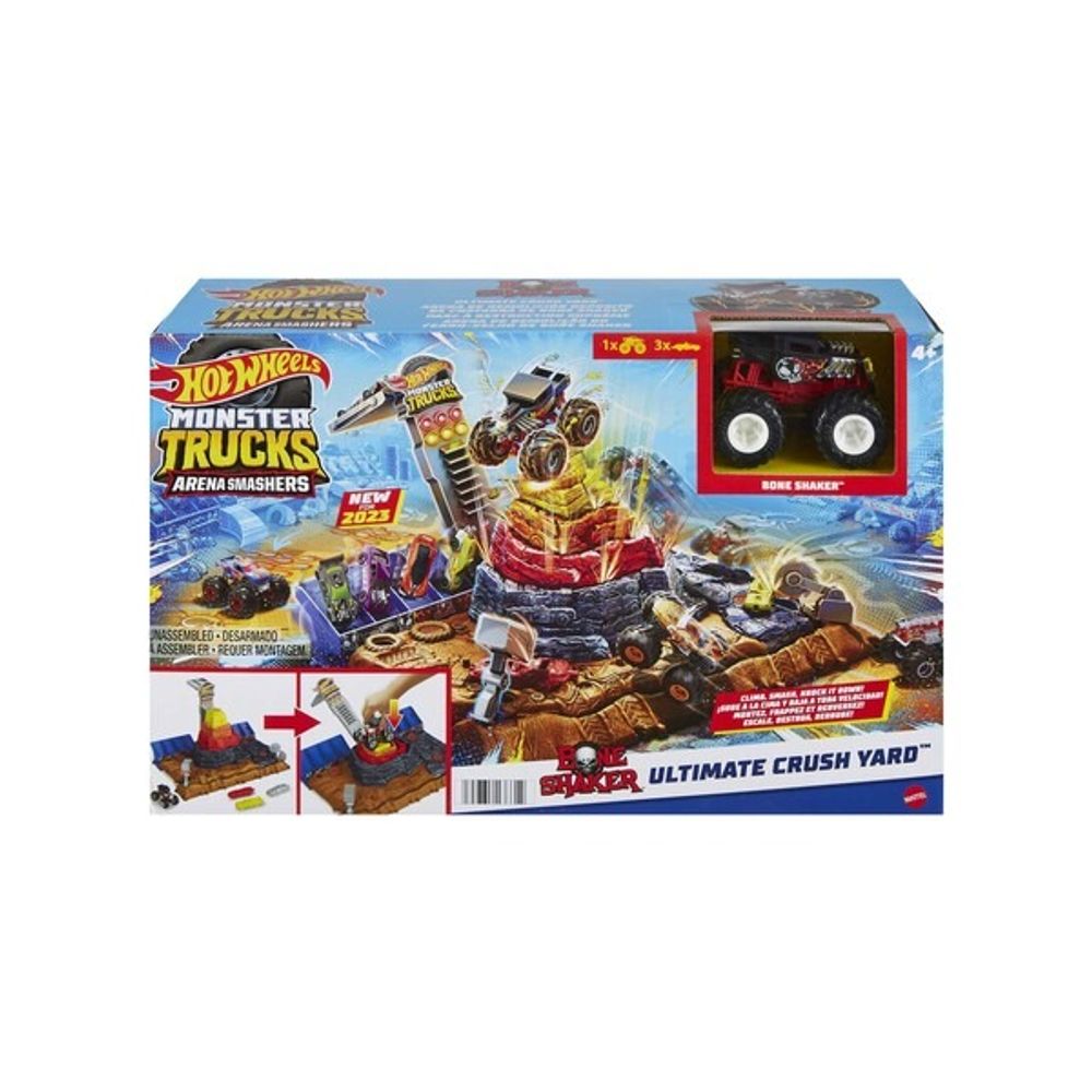 Hot Wheels Monster Truck Arena Smashers Ultimate Crush Yard slika 5