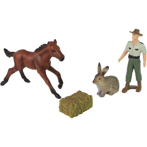 Set figurica farmer s konjem i zecom slika 2
