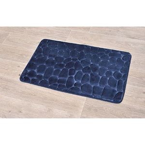 TENDANCE Prostirka za kupatilo Pebble 50x80cm, Plava