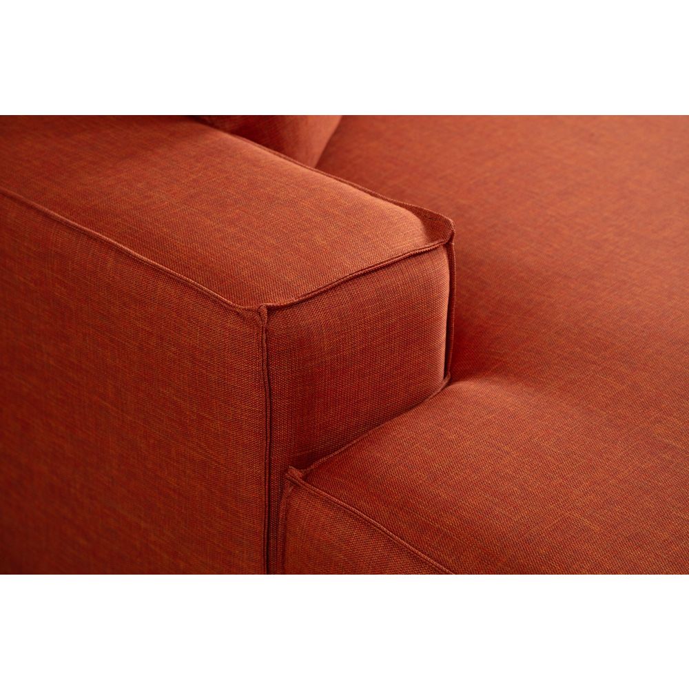 Pırlo Kutni Sofa na Razvlačenje - Narandžasti slika 12