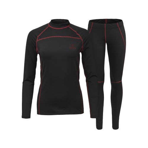 Žensnki aktivni veš WARM Women's base layer set - CRNA slika 1