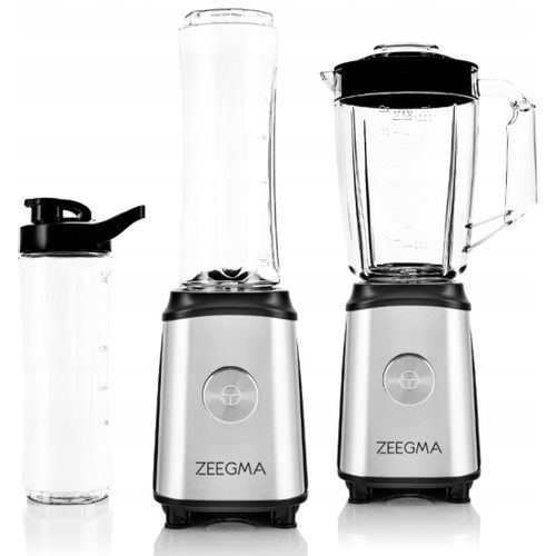 ZEEGMA blender Vitamine, 1050W, čaša 1L, 2x sportska boca 0,6L, mlinac za kavu slika 5