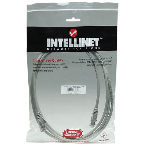 LAN UTP kabl intellinet 334129 Cat6 CCA//Sivi/3m slika 2