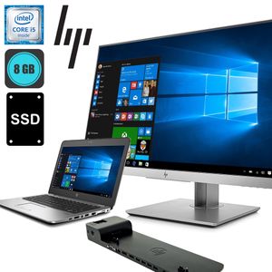 HP EliteBook 820 G4 i5-7300U, 8GB DDR4, 256GB SSD + E233 - rabljeni uređaj