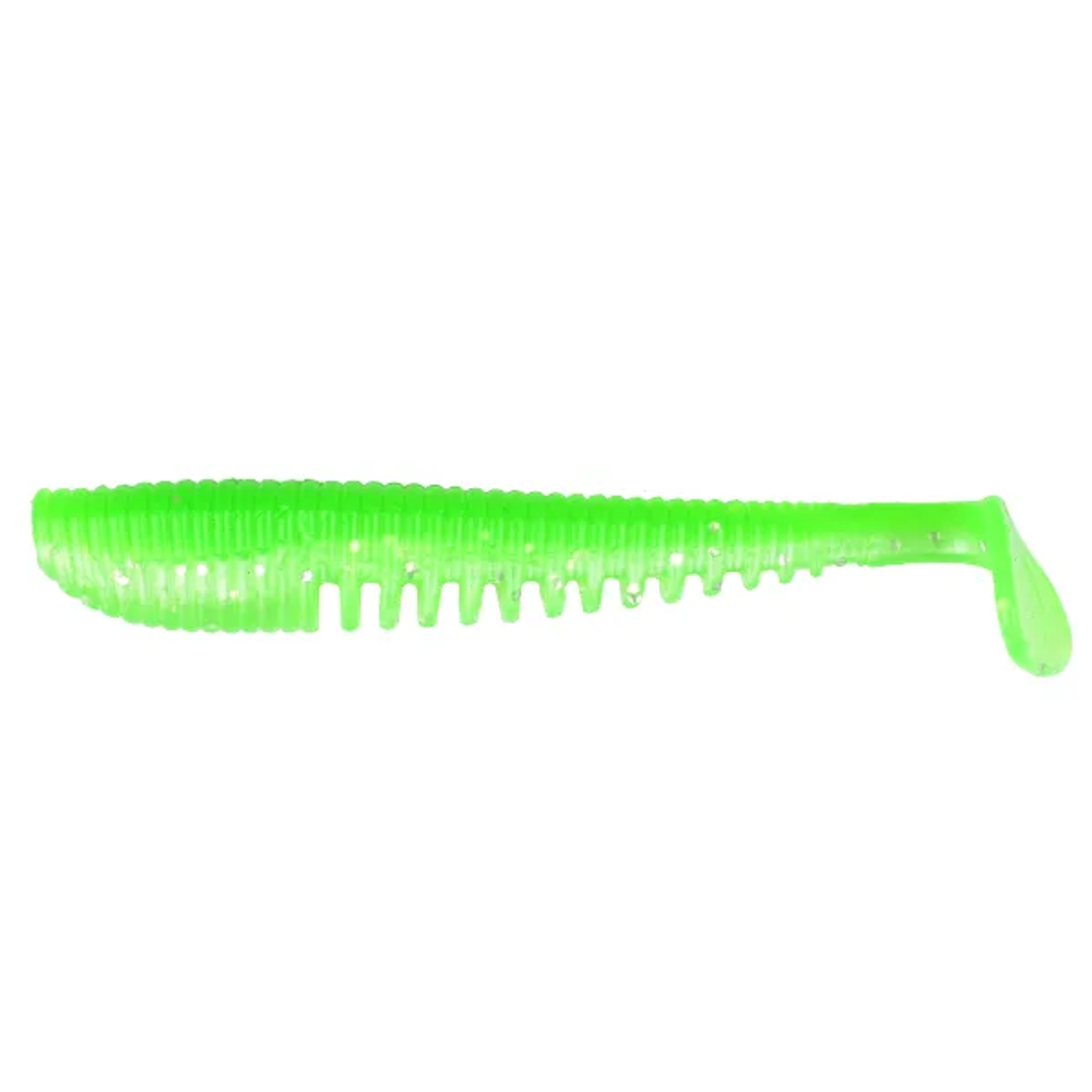MATE silikonska varalica Ribs Shad 7.5cm 7kom GREEN (MT10170) slika 1