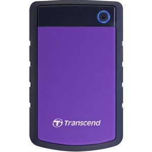 Transcend TS4TSJ25H3P External HDD 4TB, H3P, USB3.0, 2.5", Anti-shock system, Backup software, 308 gr, Black/Purple